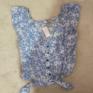 American eagle floral top